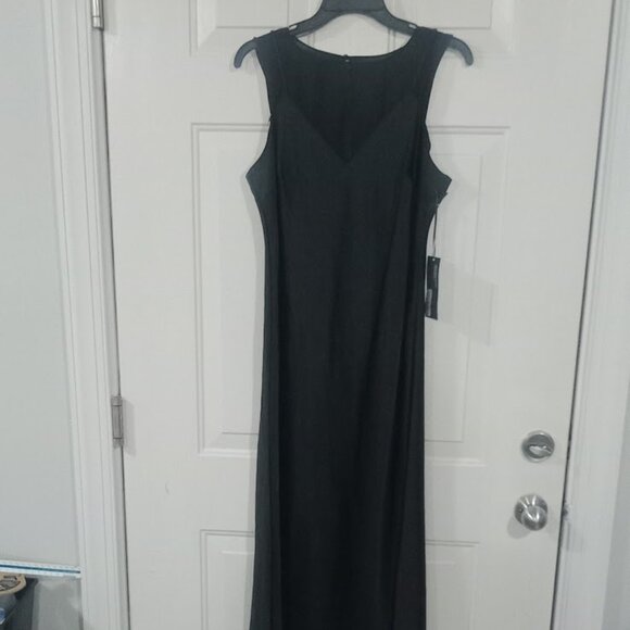 Future Collection-Women's black Maxi dress size M - Picture 1 of 4